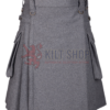 Gray Wool Kilt