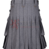Gray Wool Kilt