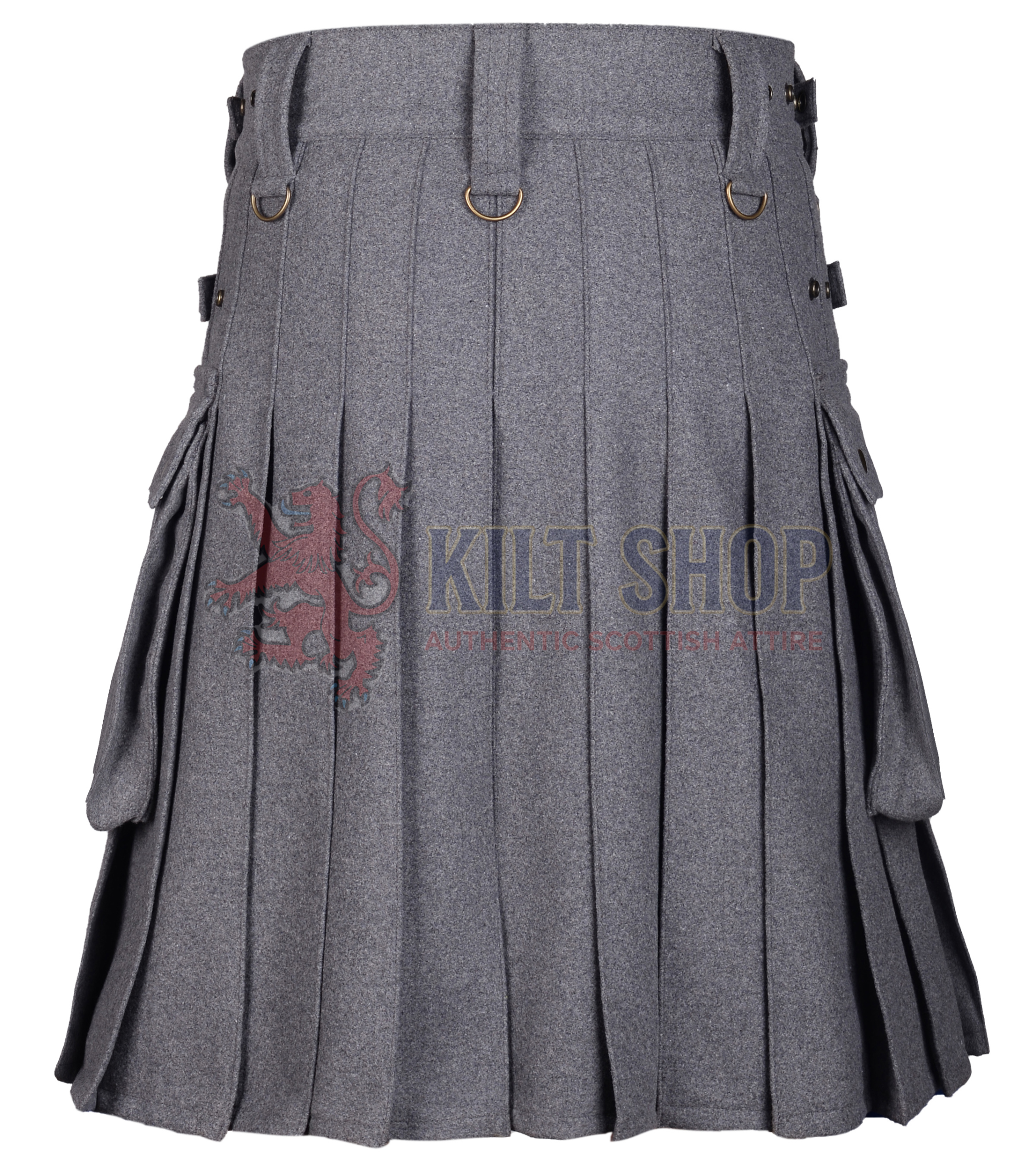 Gray Wool Kilt