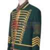 Green Gold Military Doublet Jacket