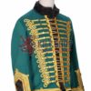 Green Gold Military Doublet Jacket
