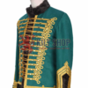 Green Gold Military Doublet Jacket
