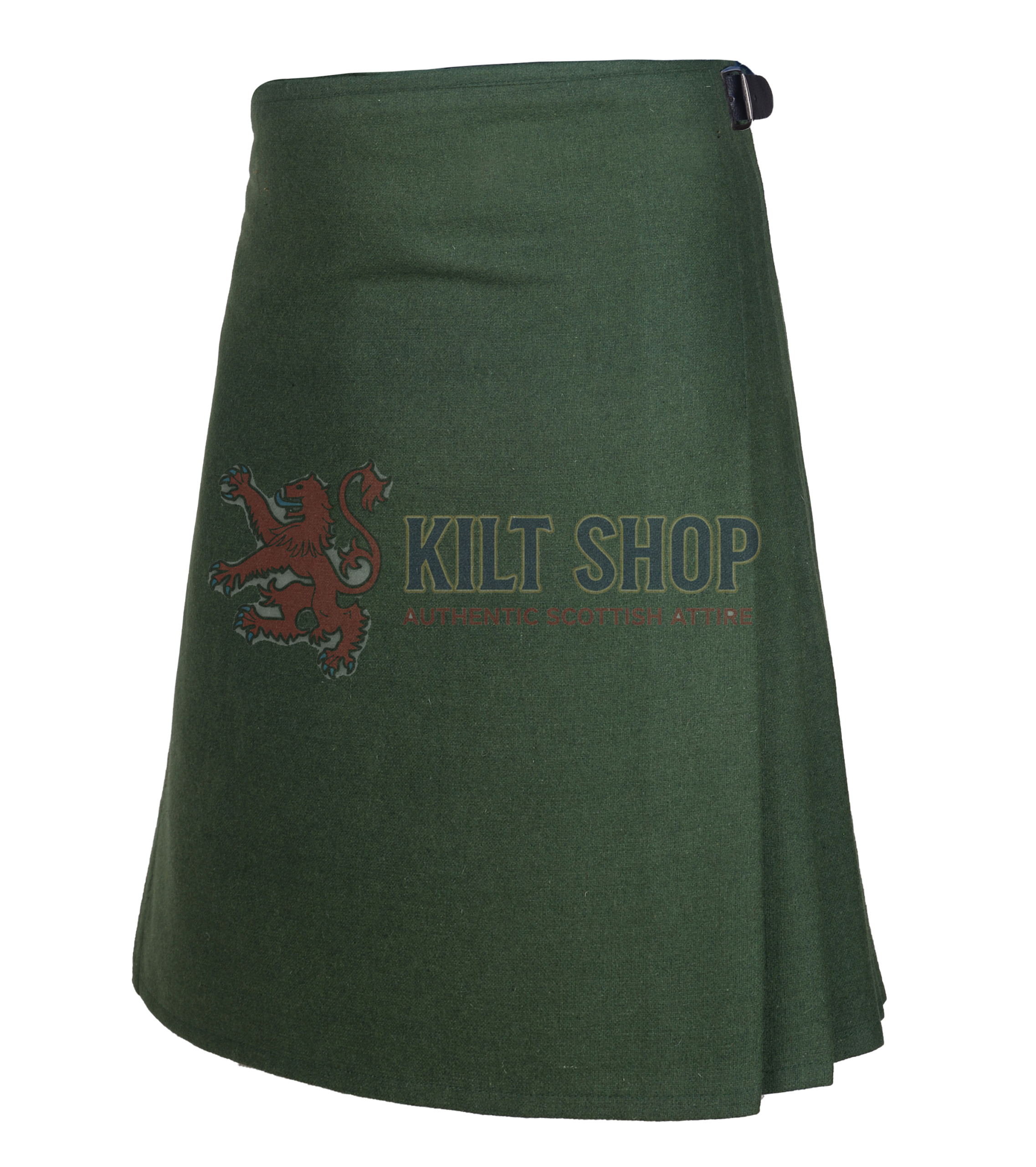 Green Wool 8 Yard Kilt - Image 3
