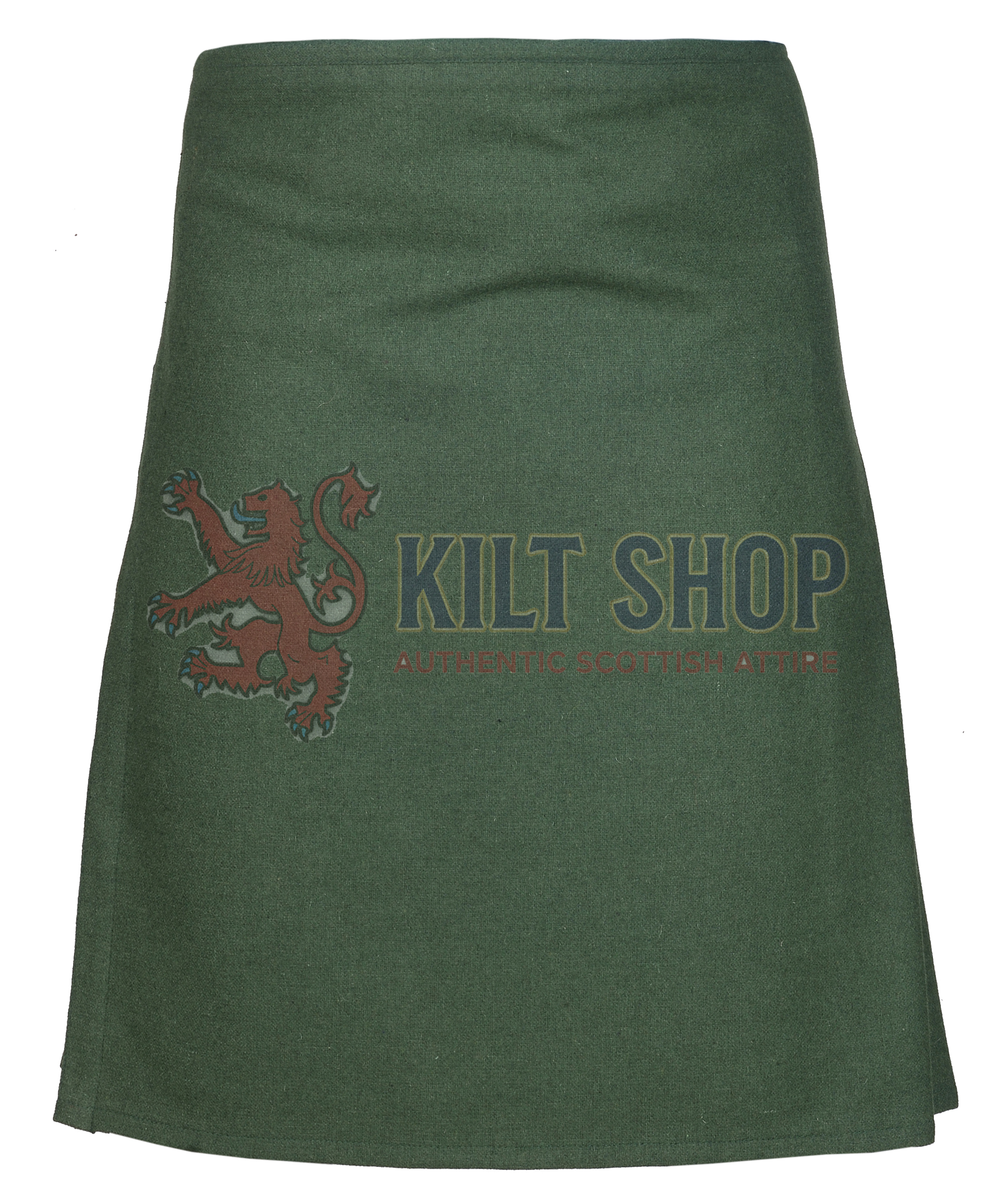 Green Wool 8 Yard Kilt