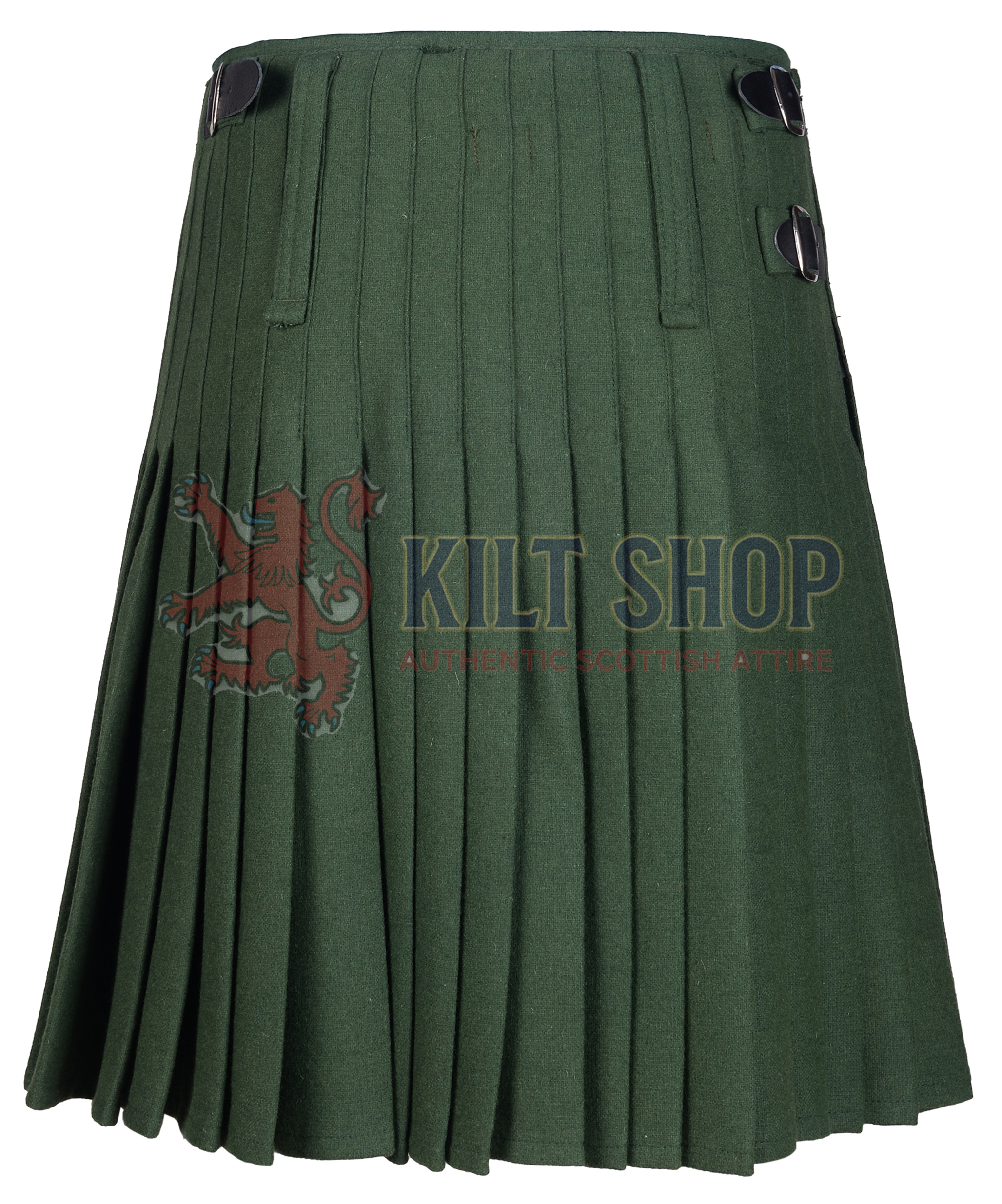Green Wool 8 Yard Kilt