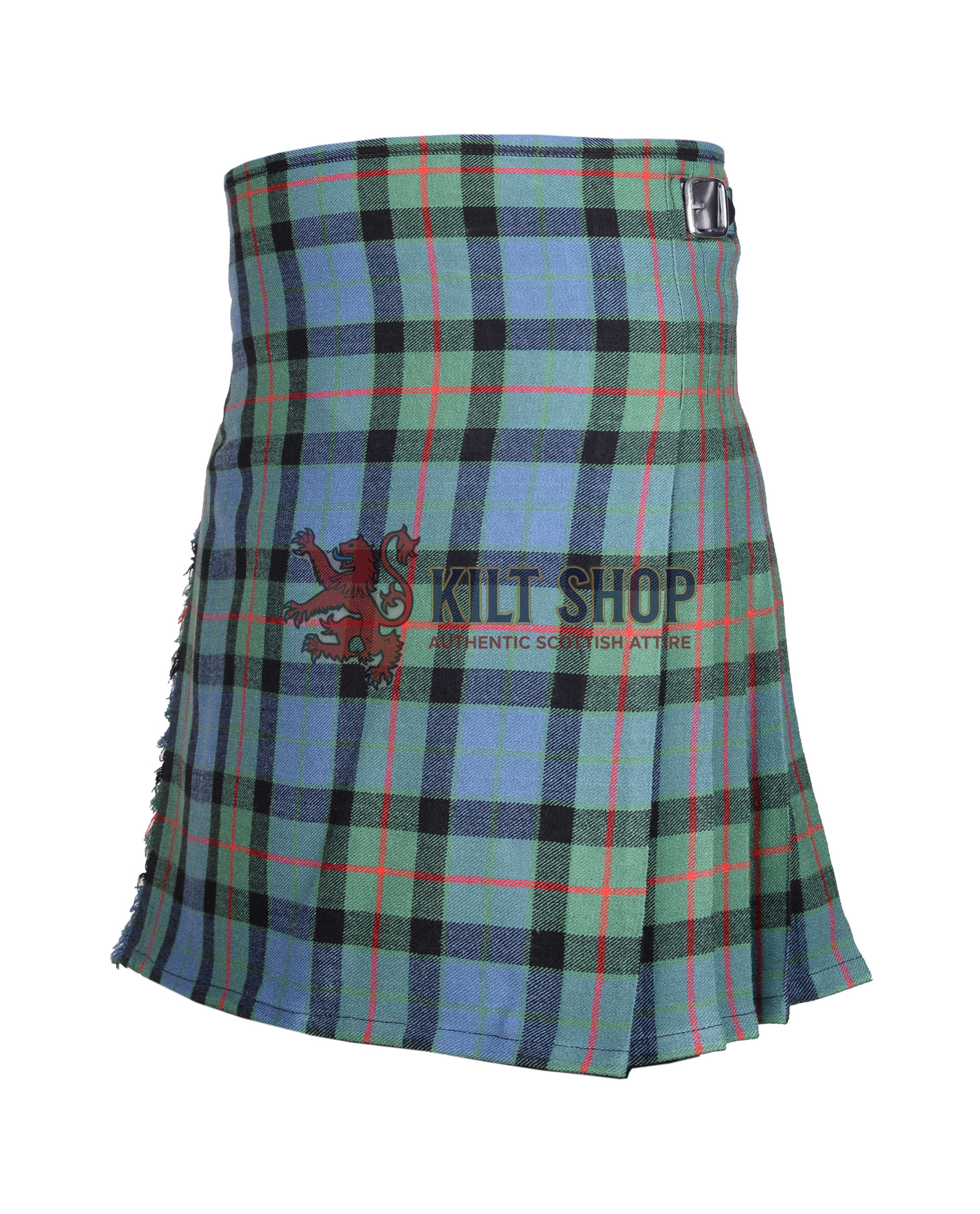 Gunn Ancient Tartan 8 Yard Kilt - Image 3