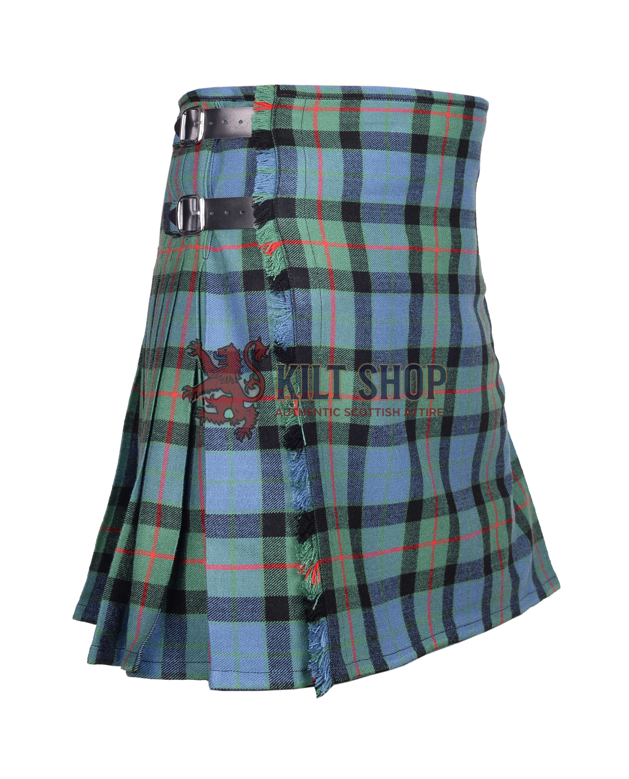Gunn Ancient Tartan 8 Yard Kilt - Image 2