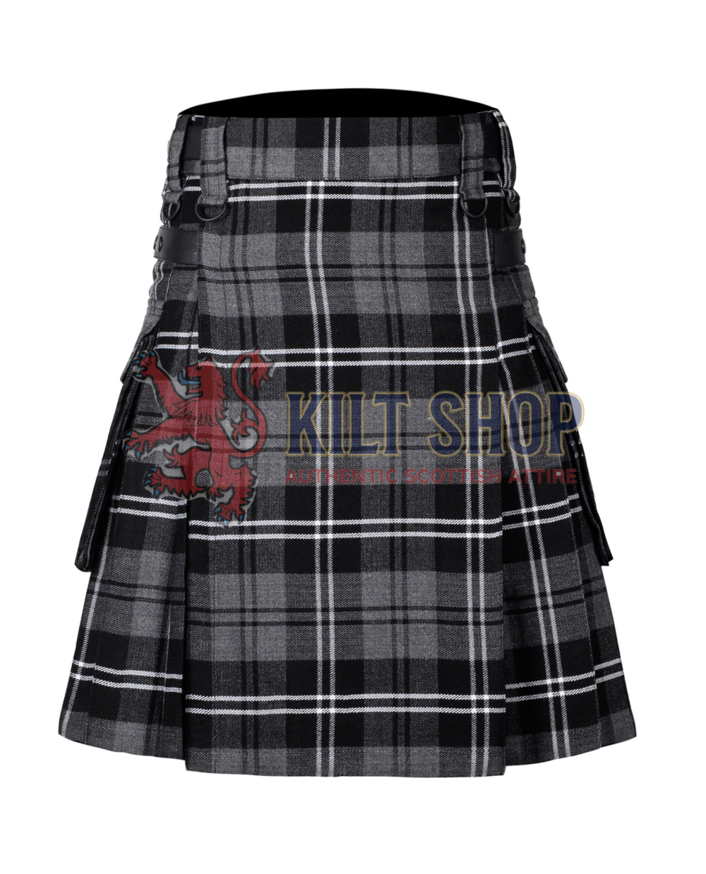 Hamilton Gray Tartan Utility kilt