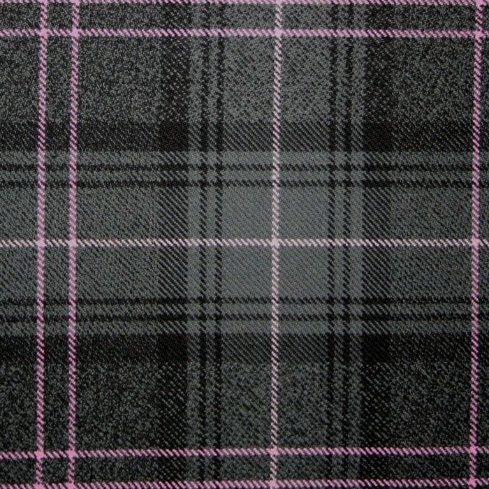 Granite Pink Tartan Fabric
