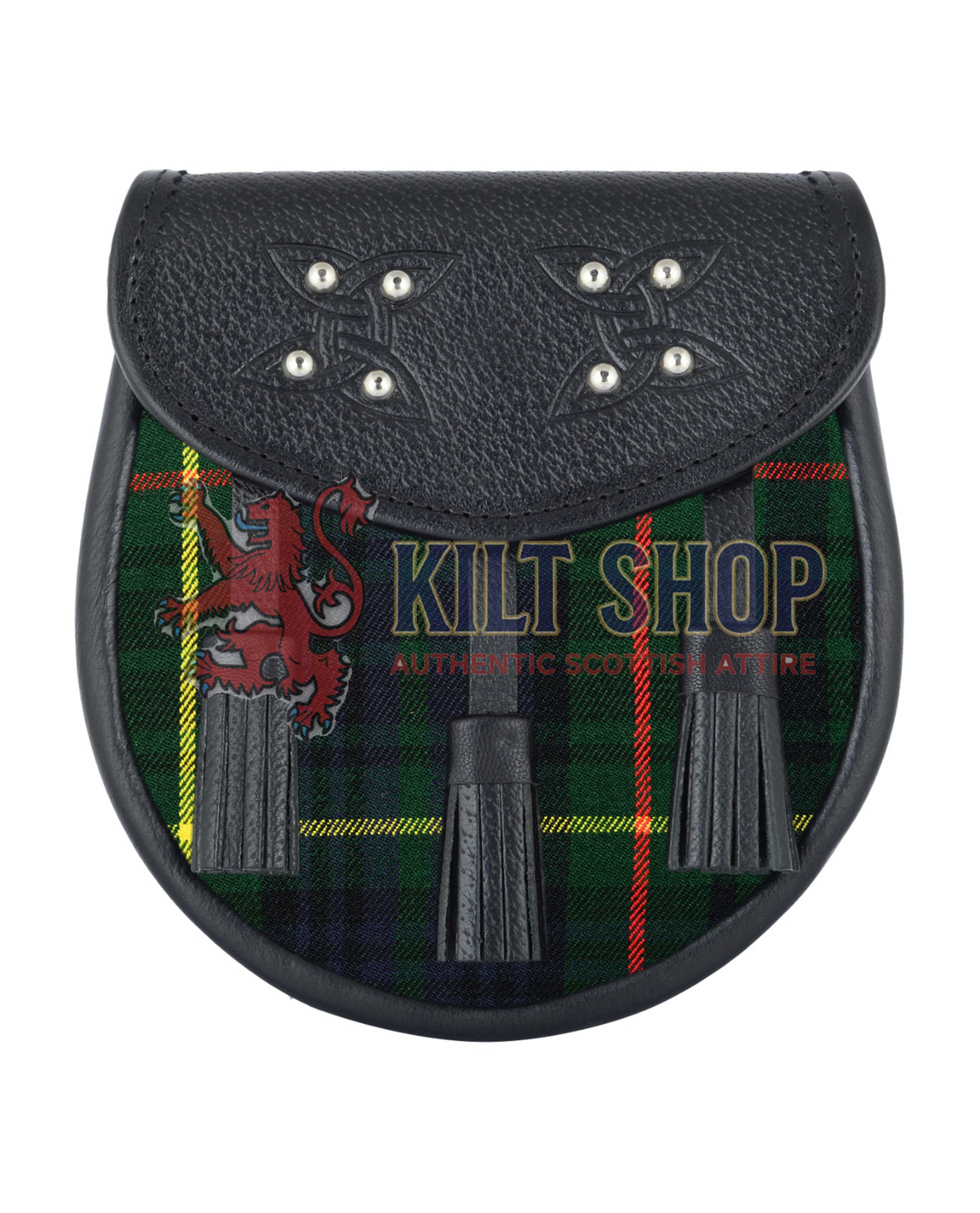 Men's Scottish Hunting Stewart Tartan Sporran