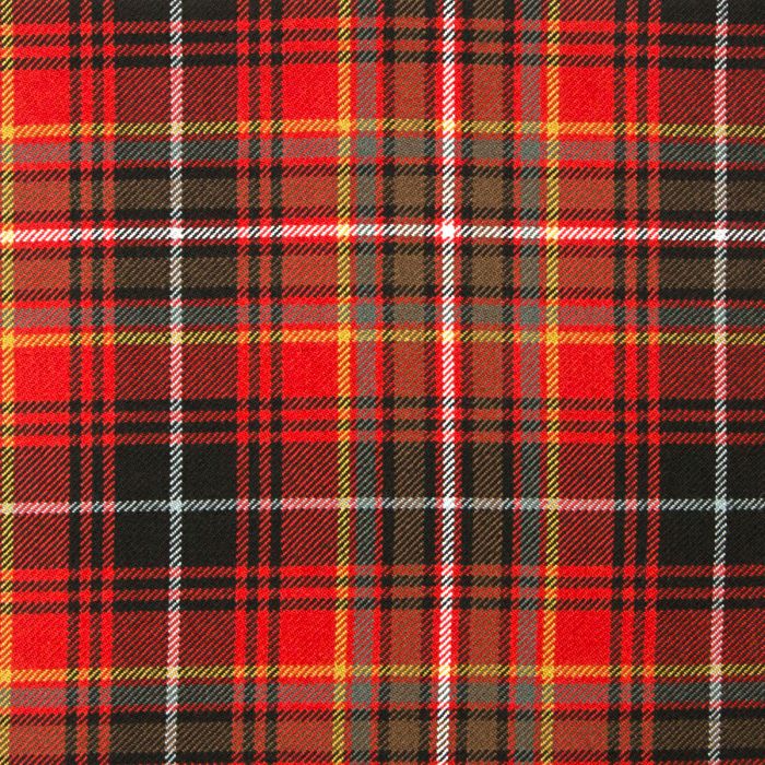 Innes Red Weathered Tartan Fabric