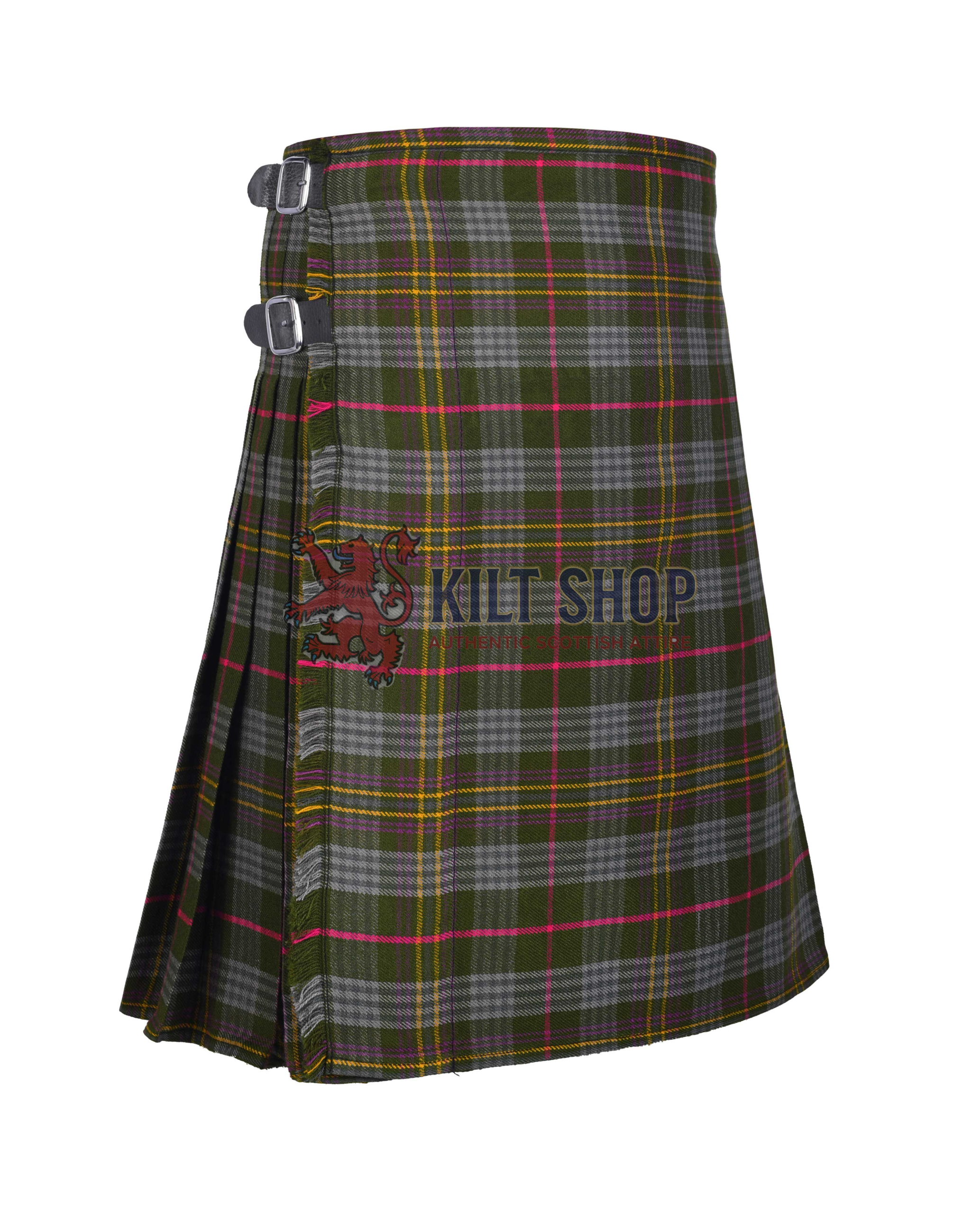 Kennedy Weathered Tartan 8 Yard Kilt - Image 3