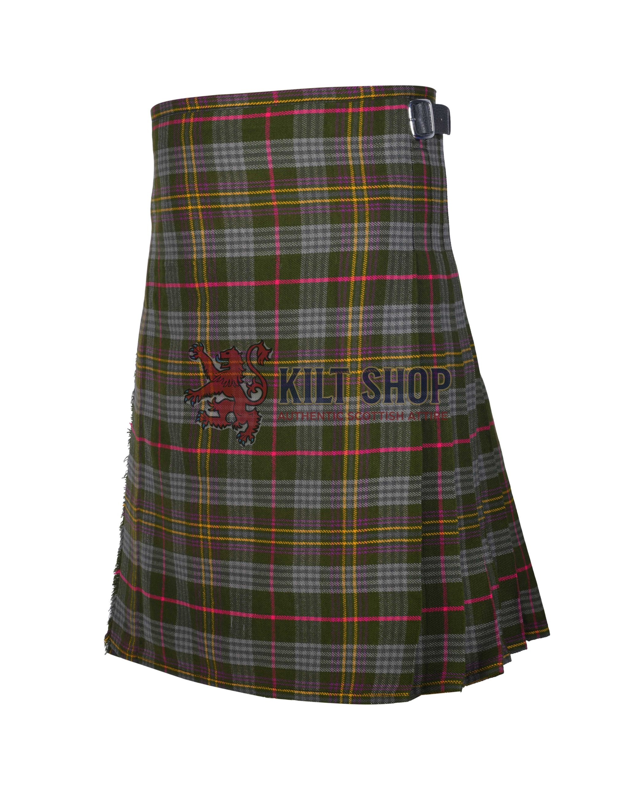 Kennedy Weathered Tartan 8 Yard Kilt - Image 2