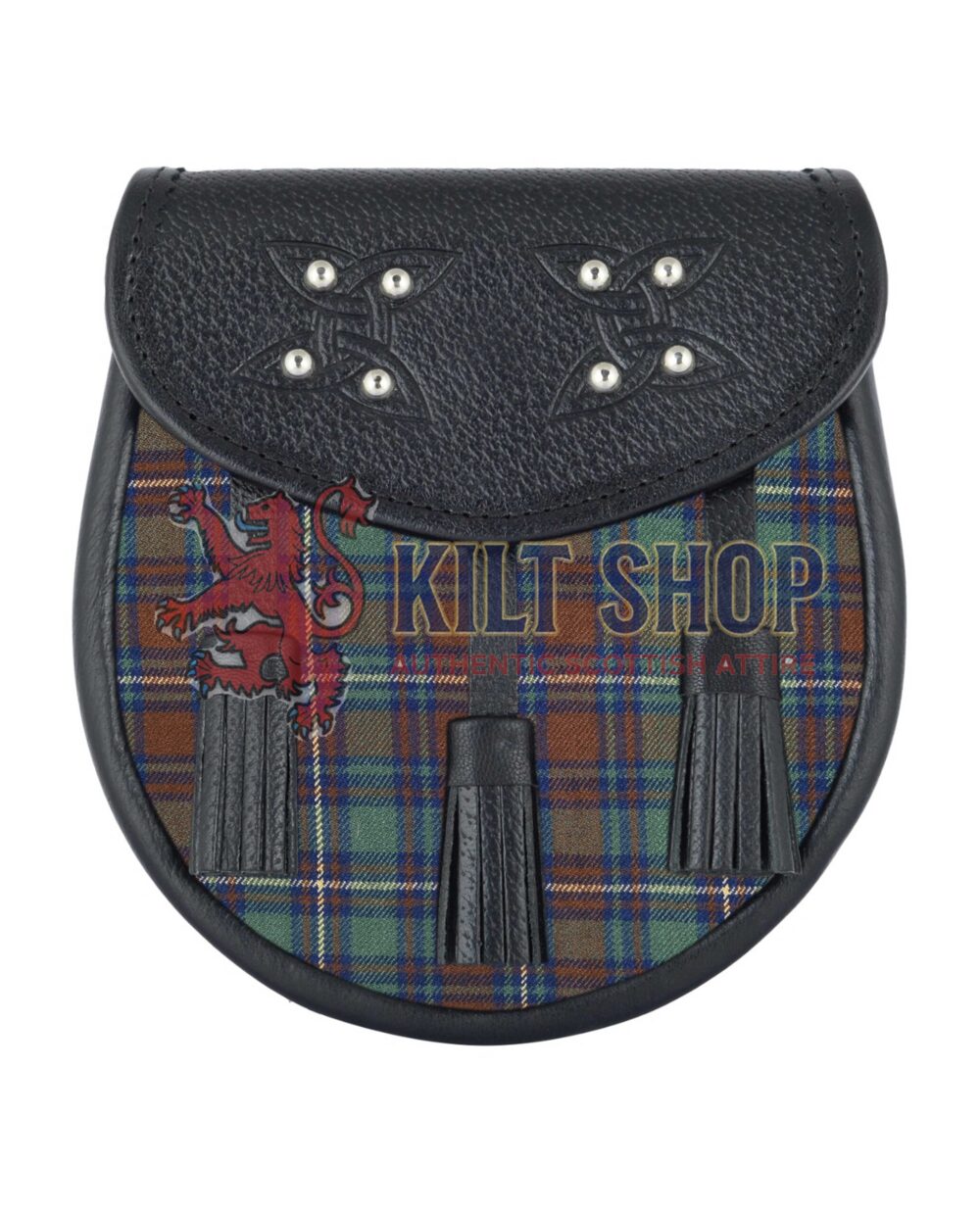 Men's Scottish Kerry Tartan Sporran