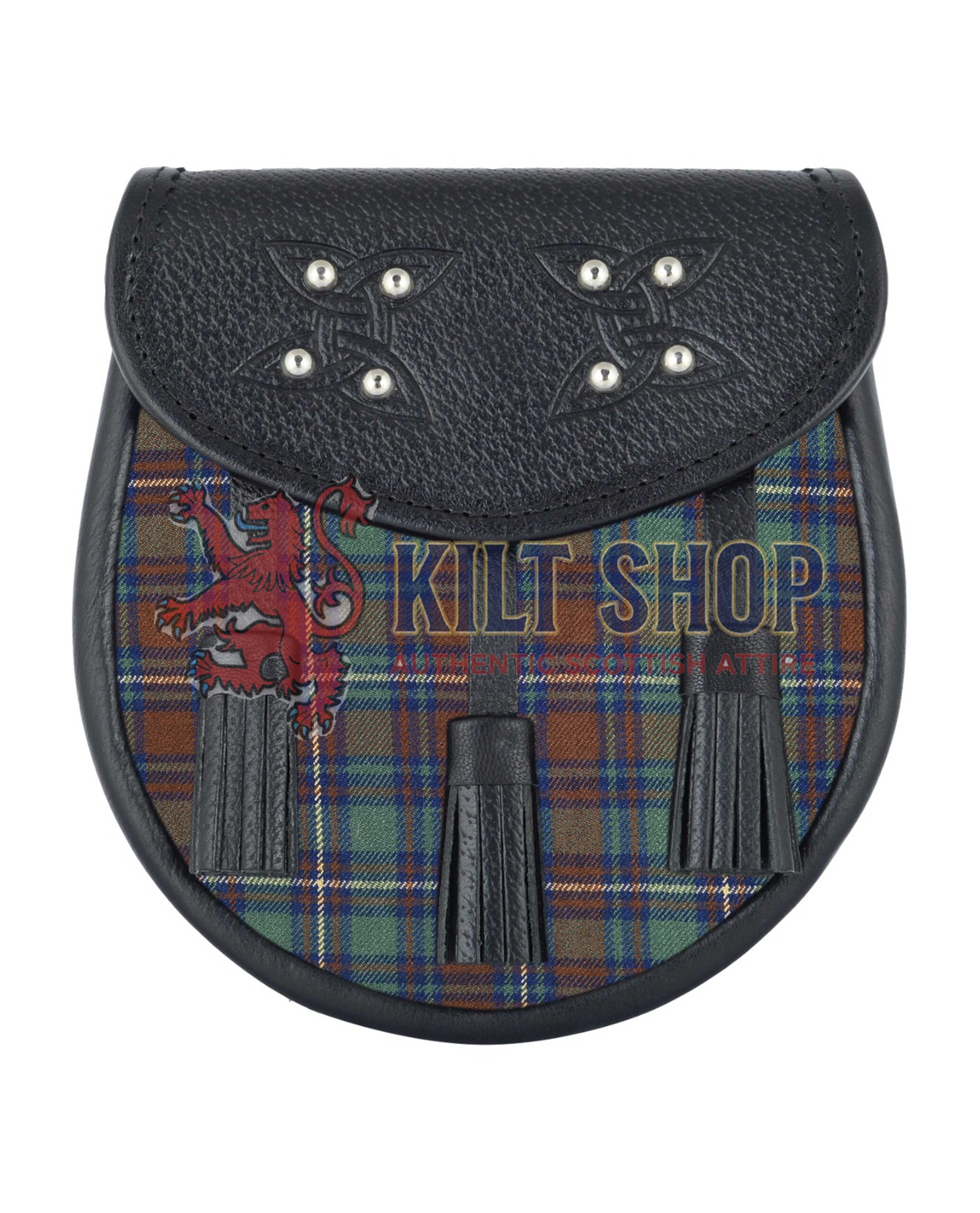 Men's Scottish Kerry Tartan Sporran