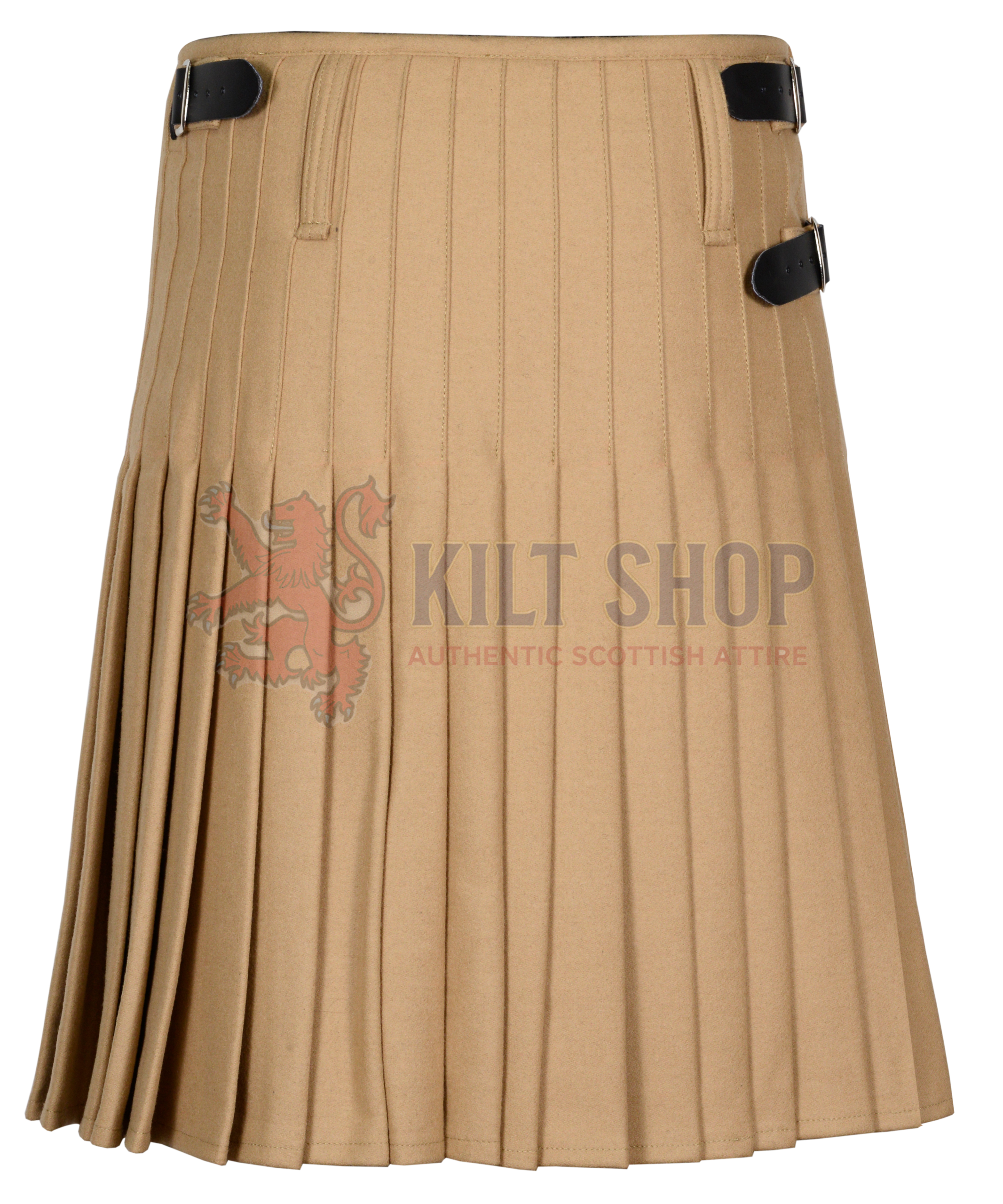 Khaki Wool Kilt - Image 3