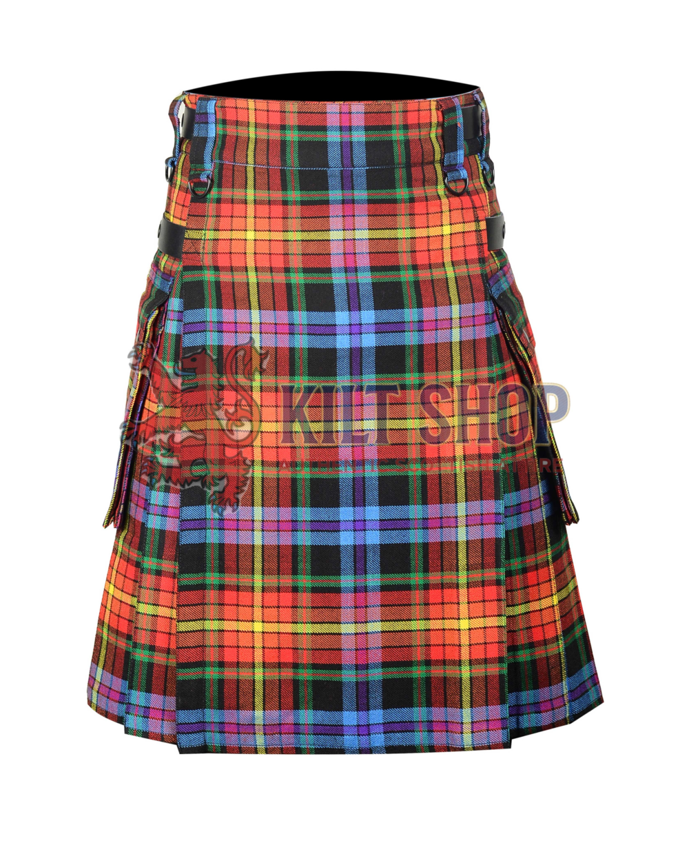 LGBTQ Pride Tartan Utility Kilt
