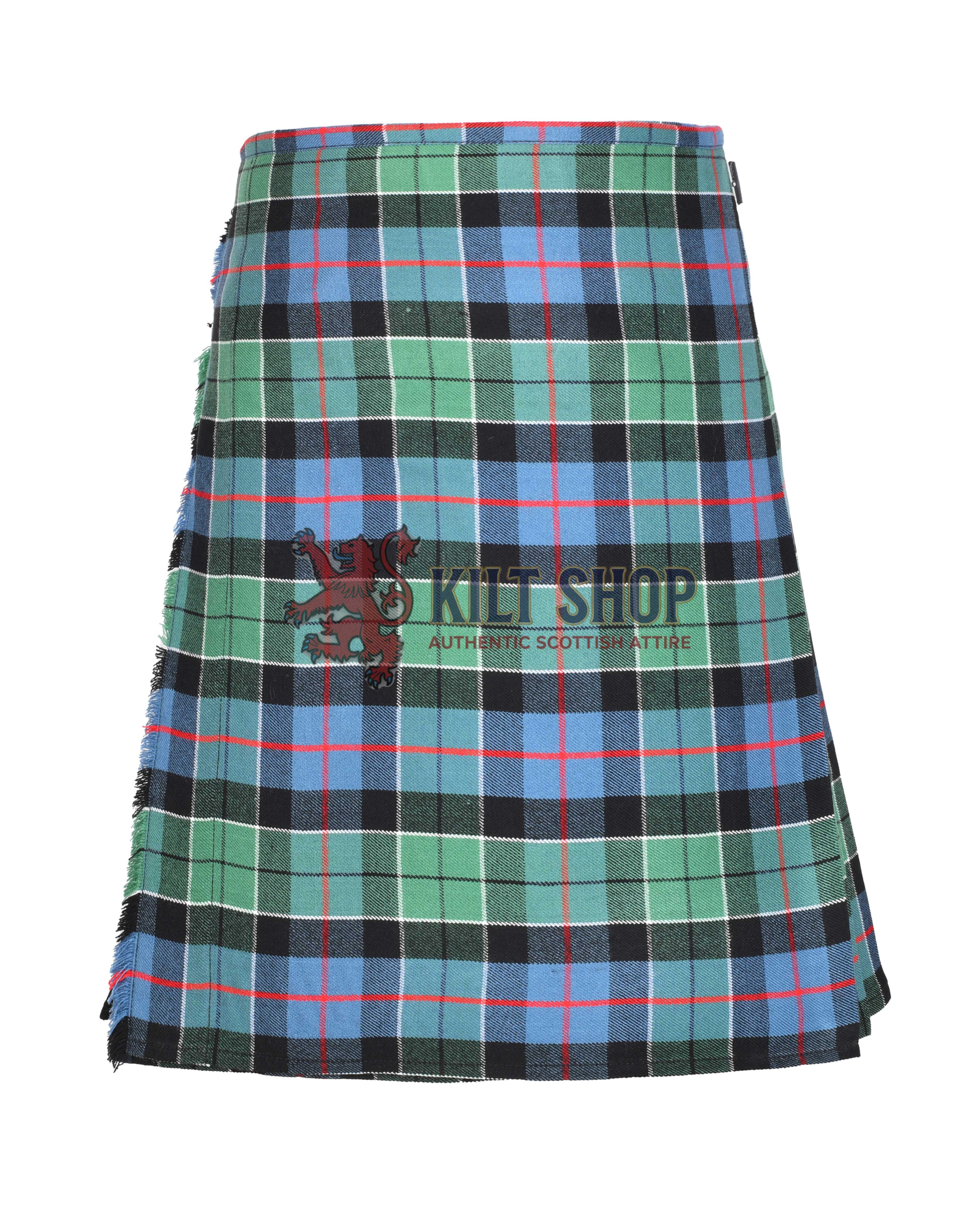 Leslie Green Tartan 8 Yard Kilt