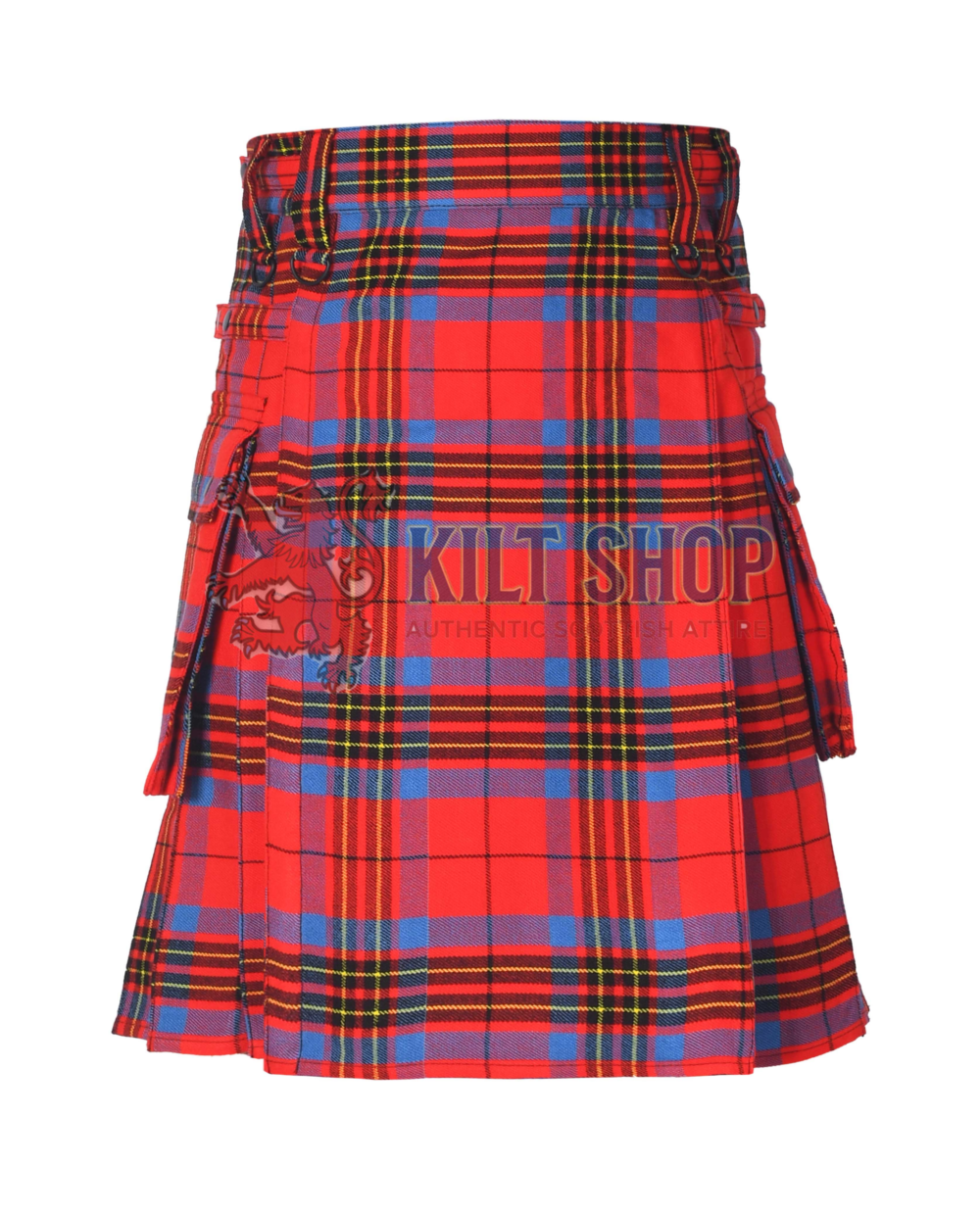 Leslie Red Ancient Tartan Utility Kilt