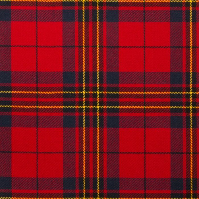 Leslie Red Modern Tartan Fabric