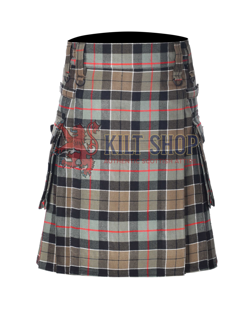 Leslie Weathered Tartan Utility Kilt