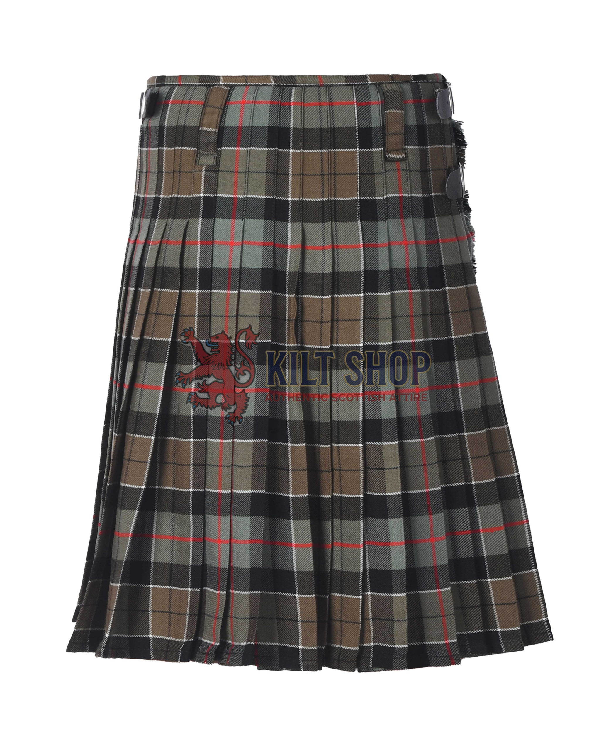 Leslie Weathered Tartan 8 Yard Kilt - Image 3