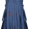 Lovat Blue Wool Kilt