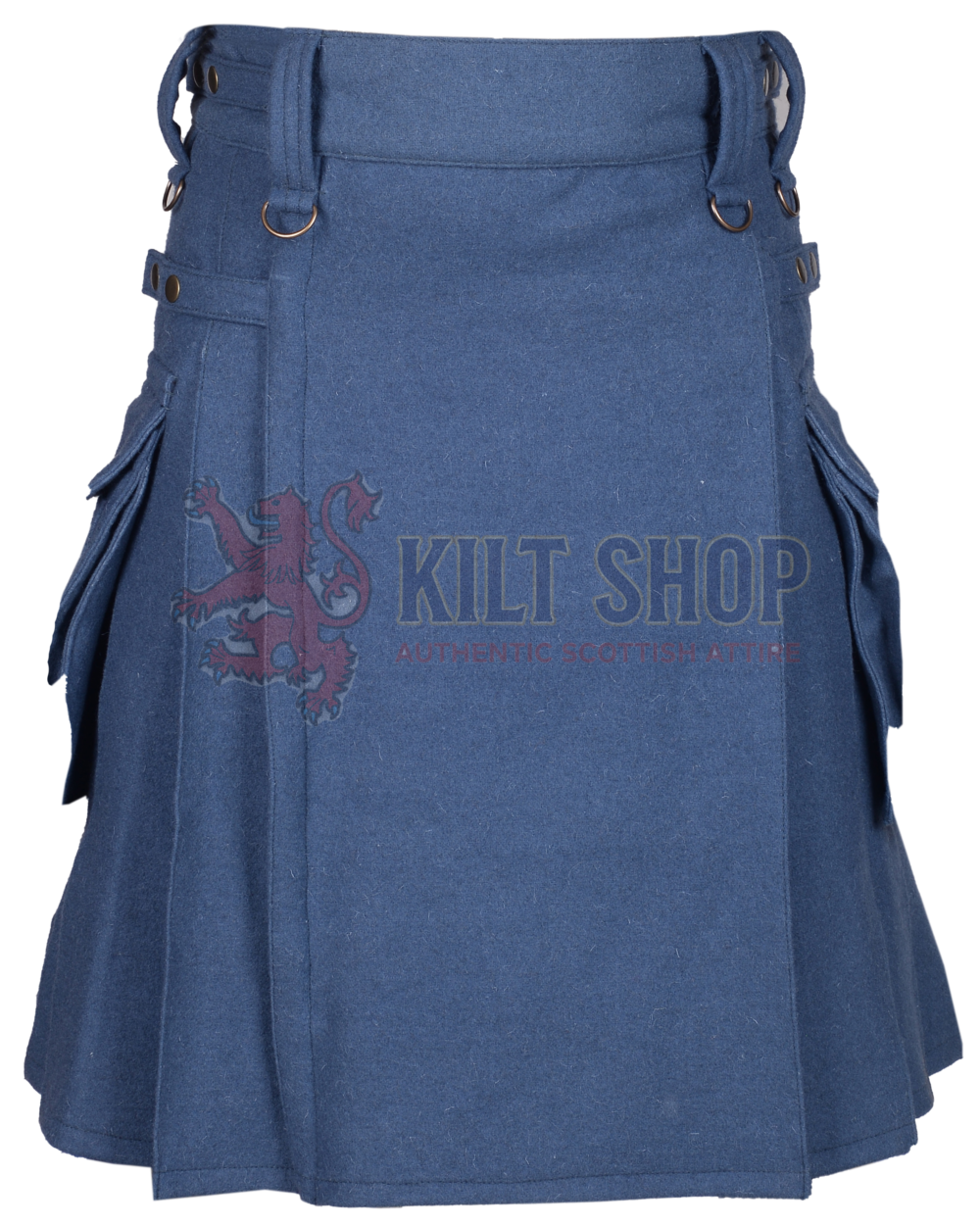 Lovat Blue Wool Kilt
