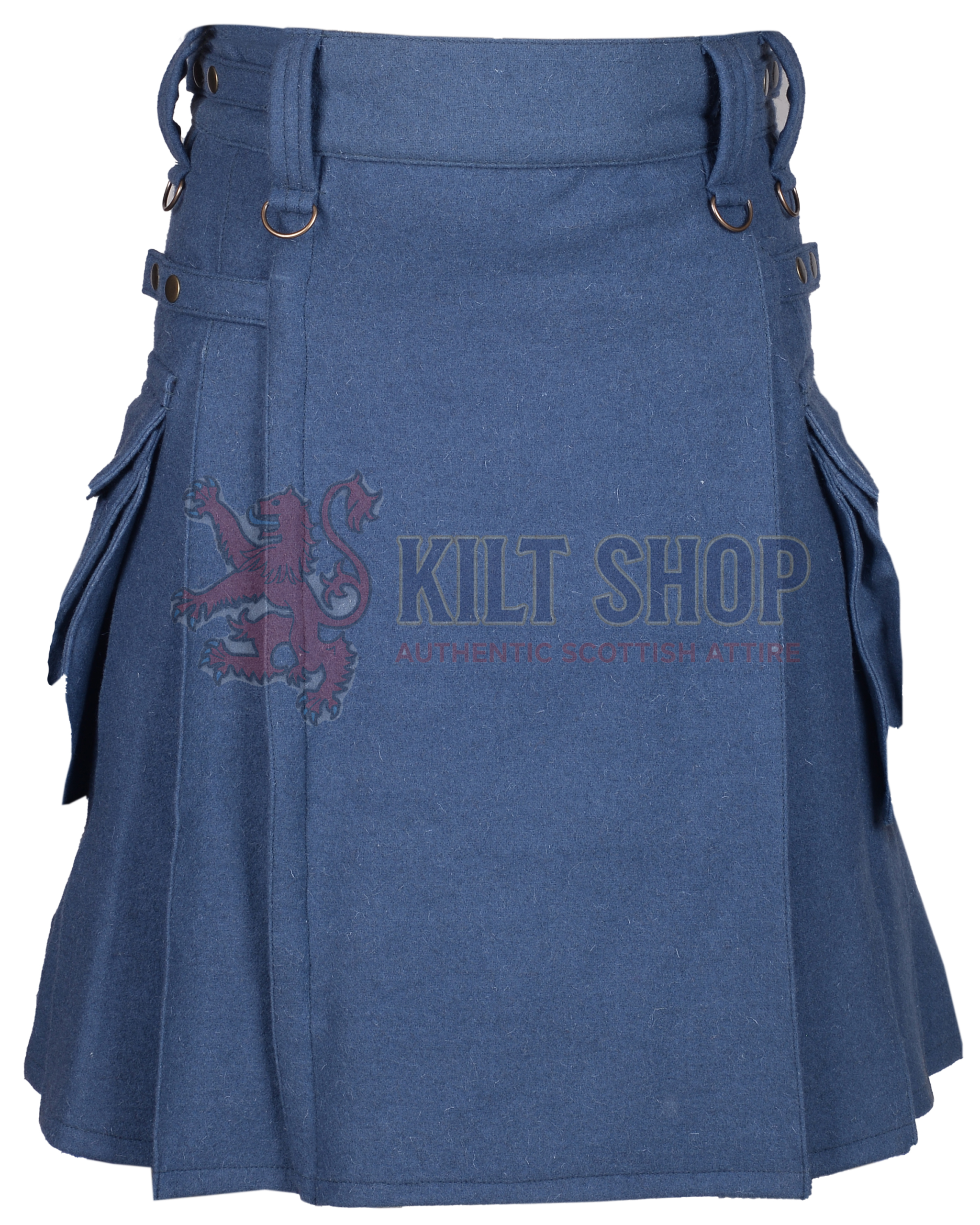 Lovat Blue Wool Kilt