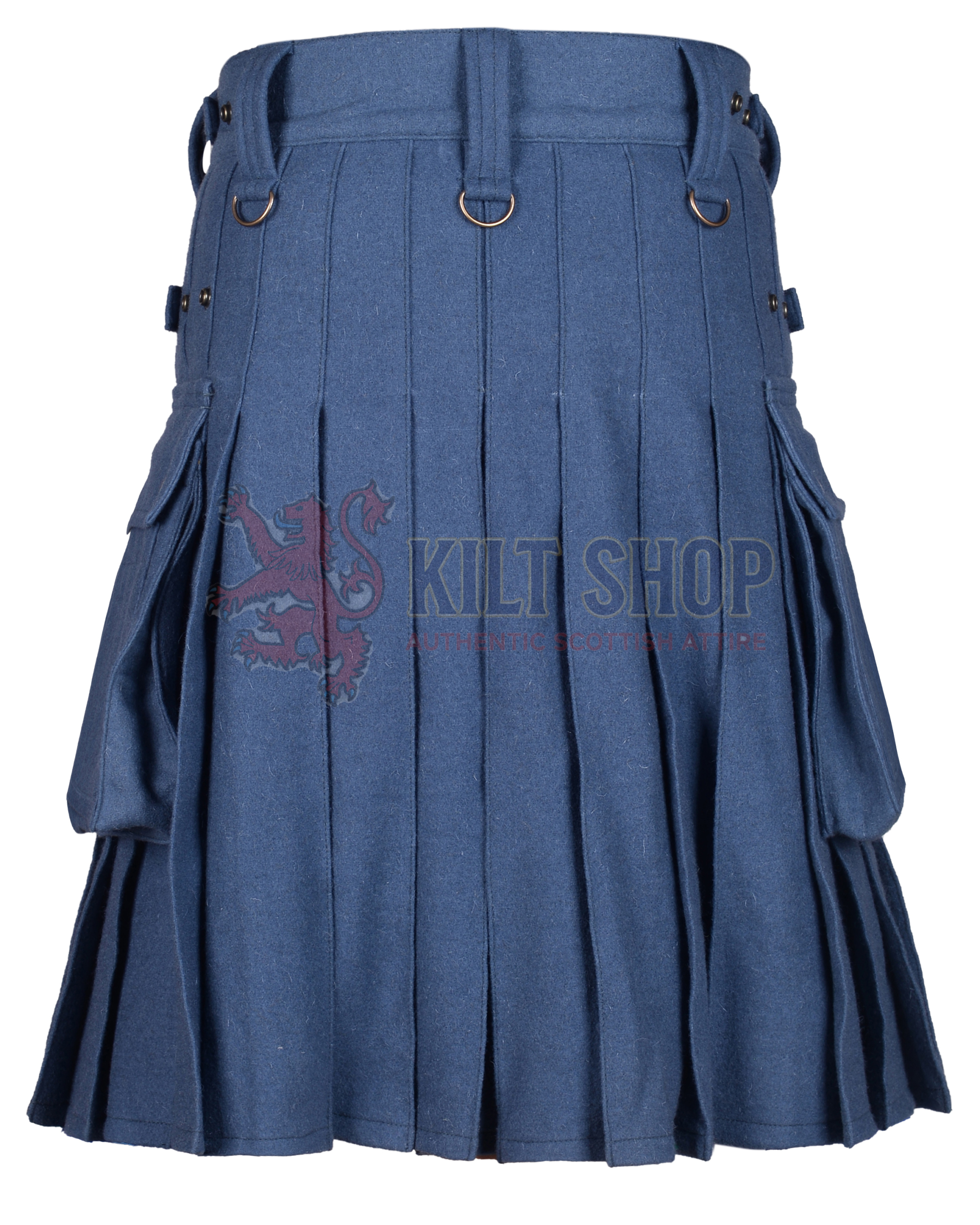 Lovat Blue Wool Kilt