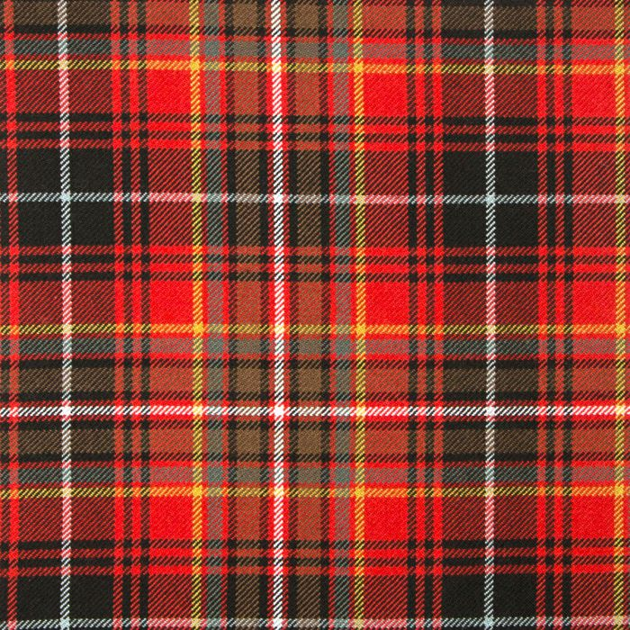 MacInnes Red Weathered Tartan Fabric
