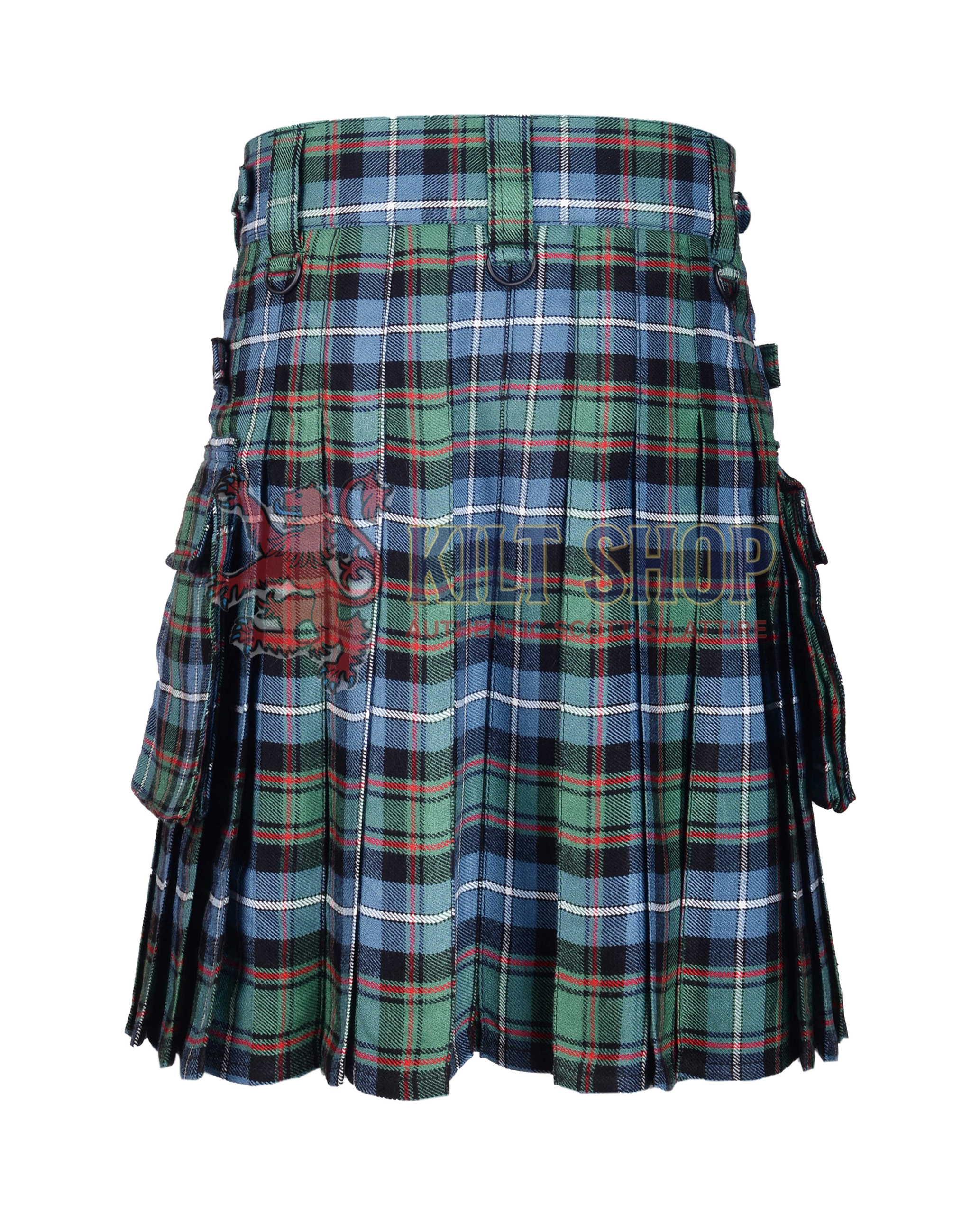 MacRae Ancient Tartan Utility Kilt - Image 4