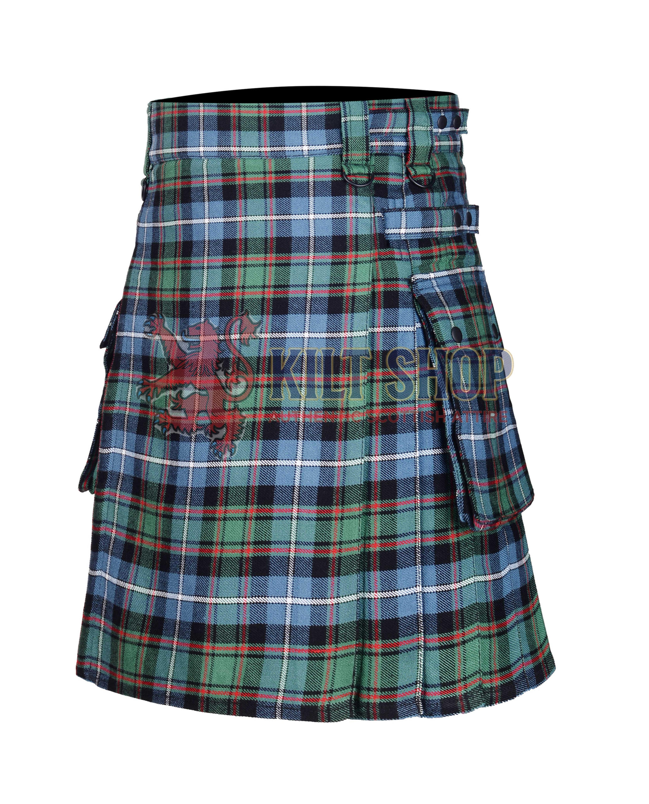 MacRae Ancient Tartan Utility Kilt - Image 3