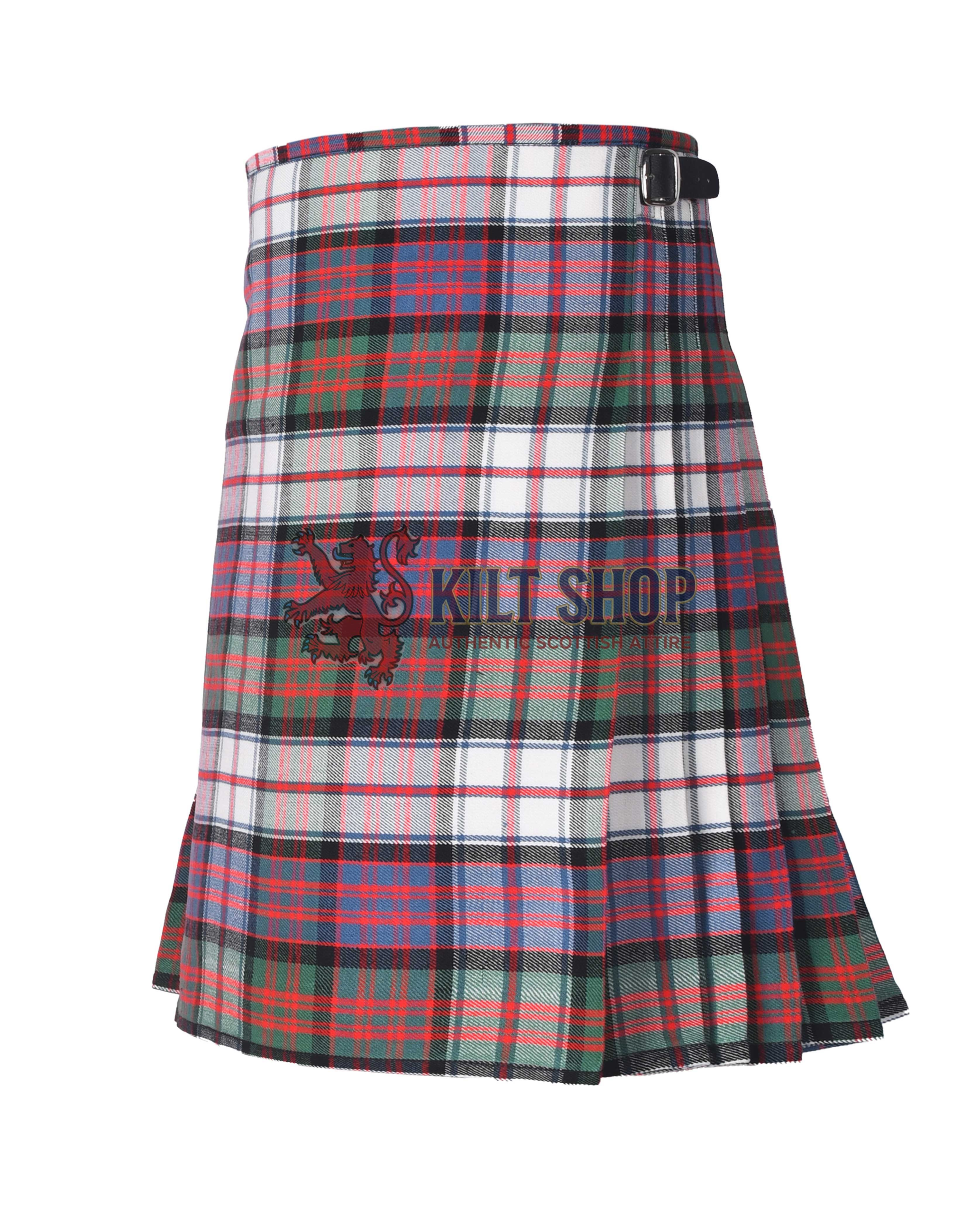 Macdonald Dress Ancient Tartan 8 Yard Kilt - Image 2