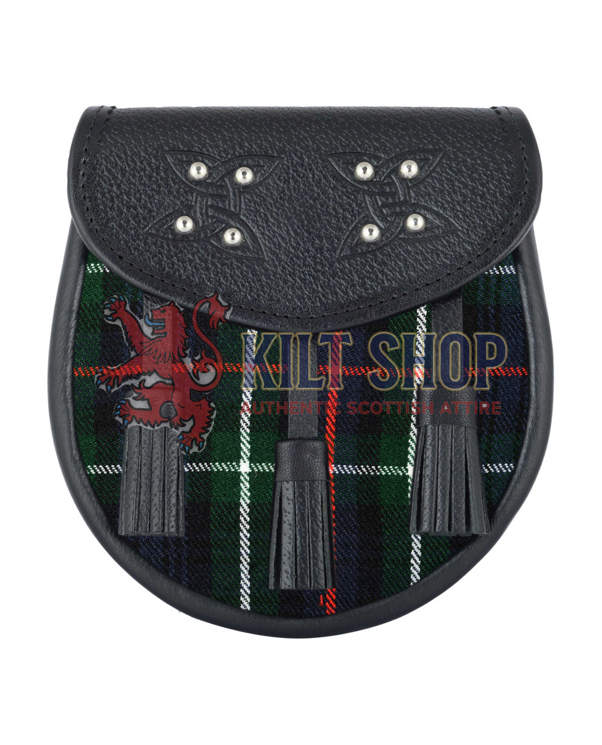 Men's Scottish Mackenzie Tartan Sporran