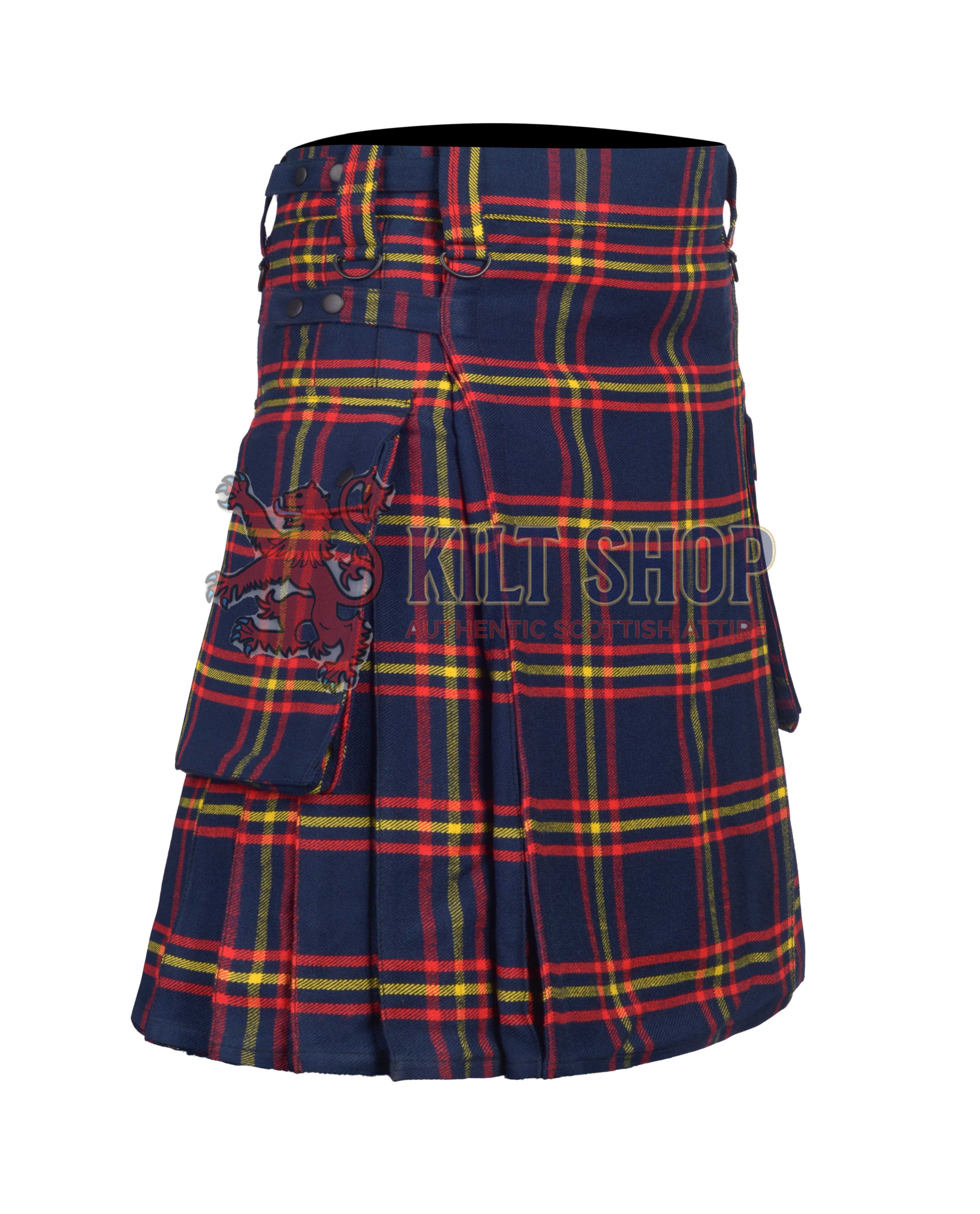 Maclain of Lochbui Modern Tartan Utility Kilt - Image 2