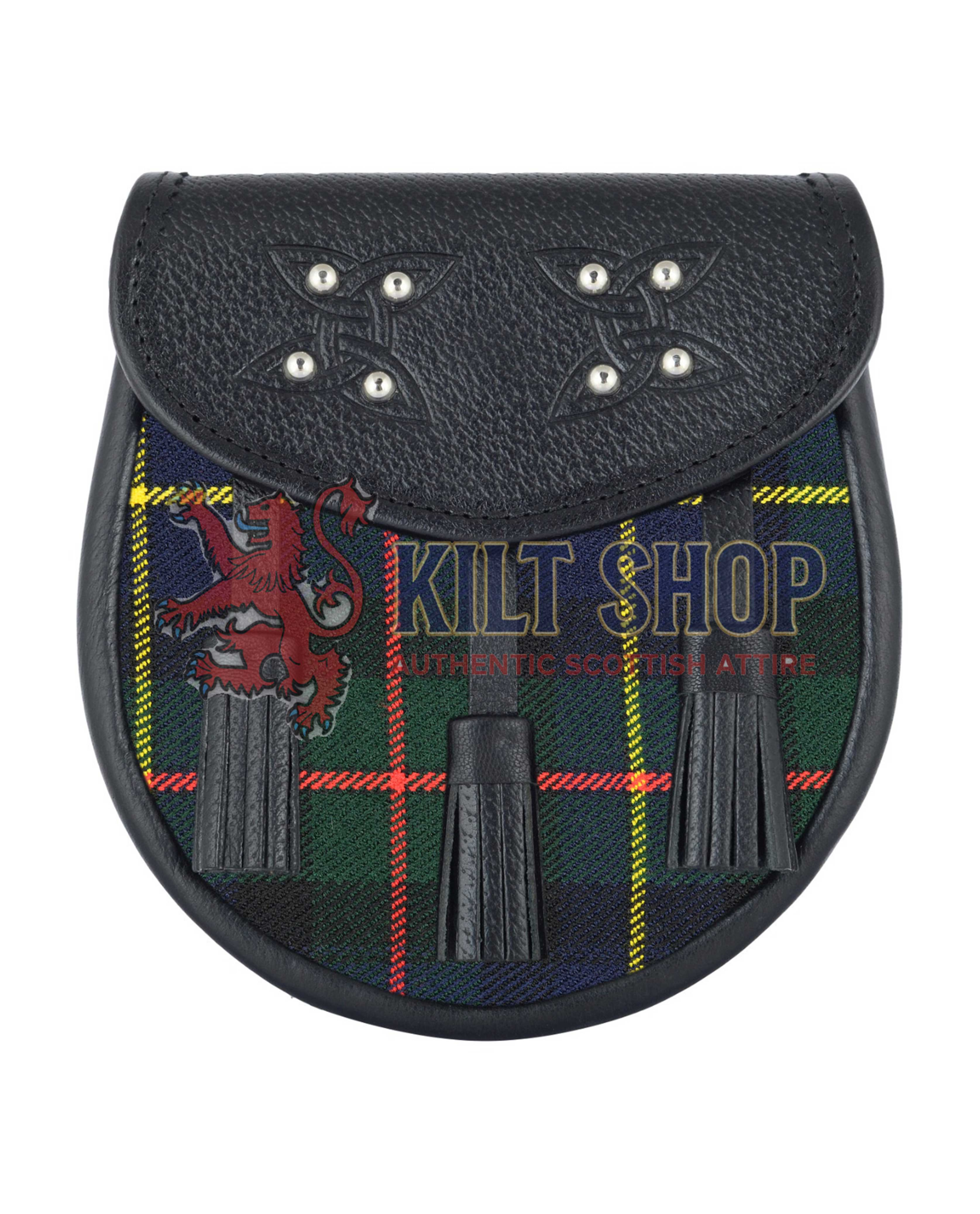 Men's Scottish Macleod of Harris Tartan Sporran