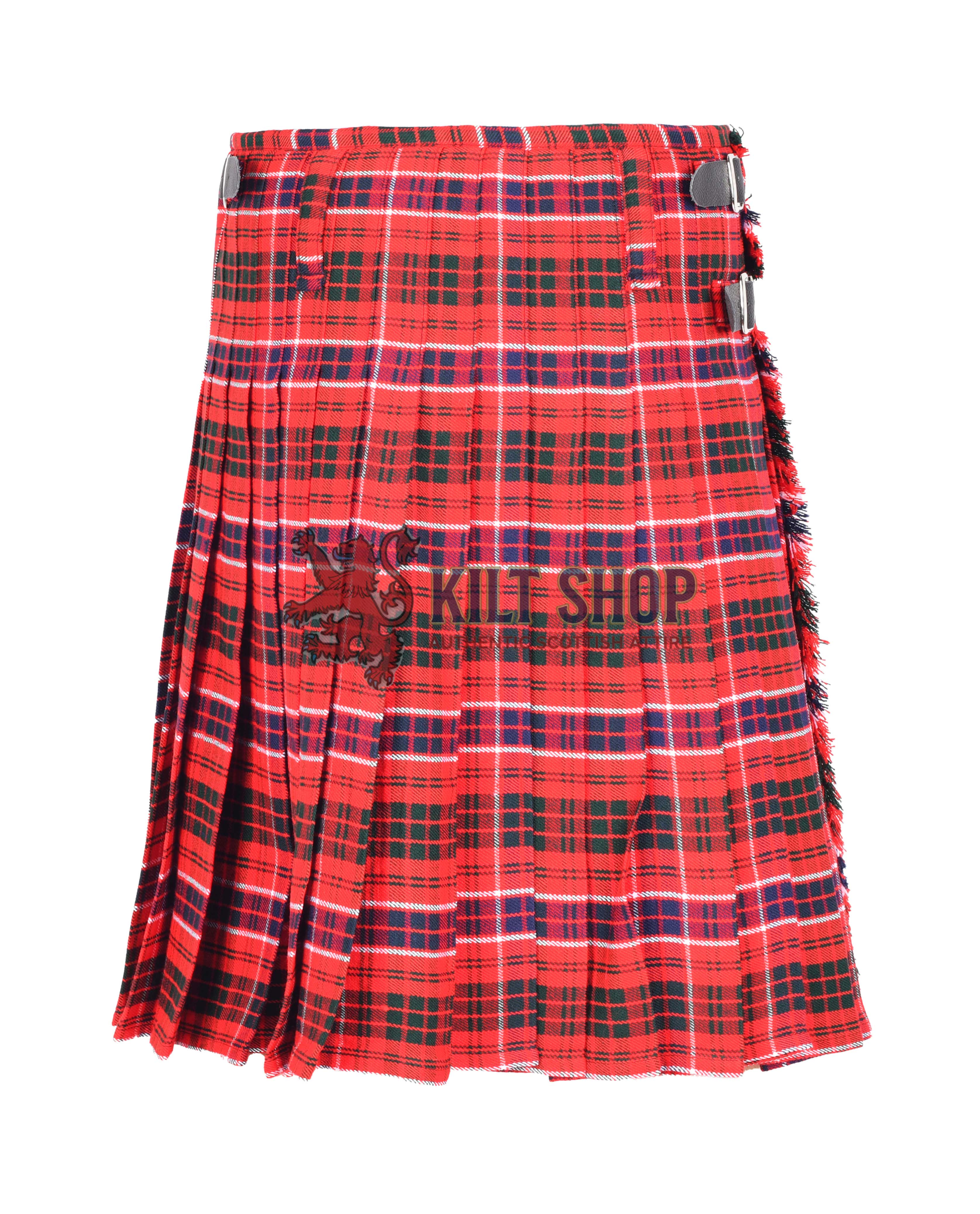 Macrae Red Tartan 8 Yard Kilt