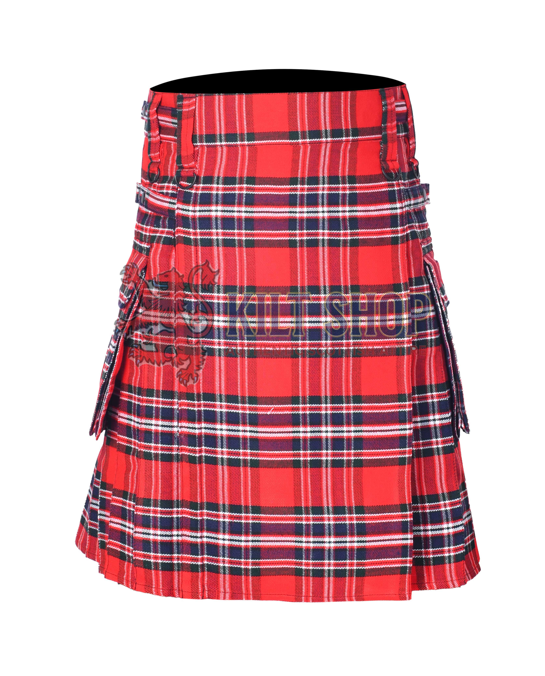Macrae Red Tartan Utility Kilt