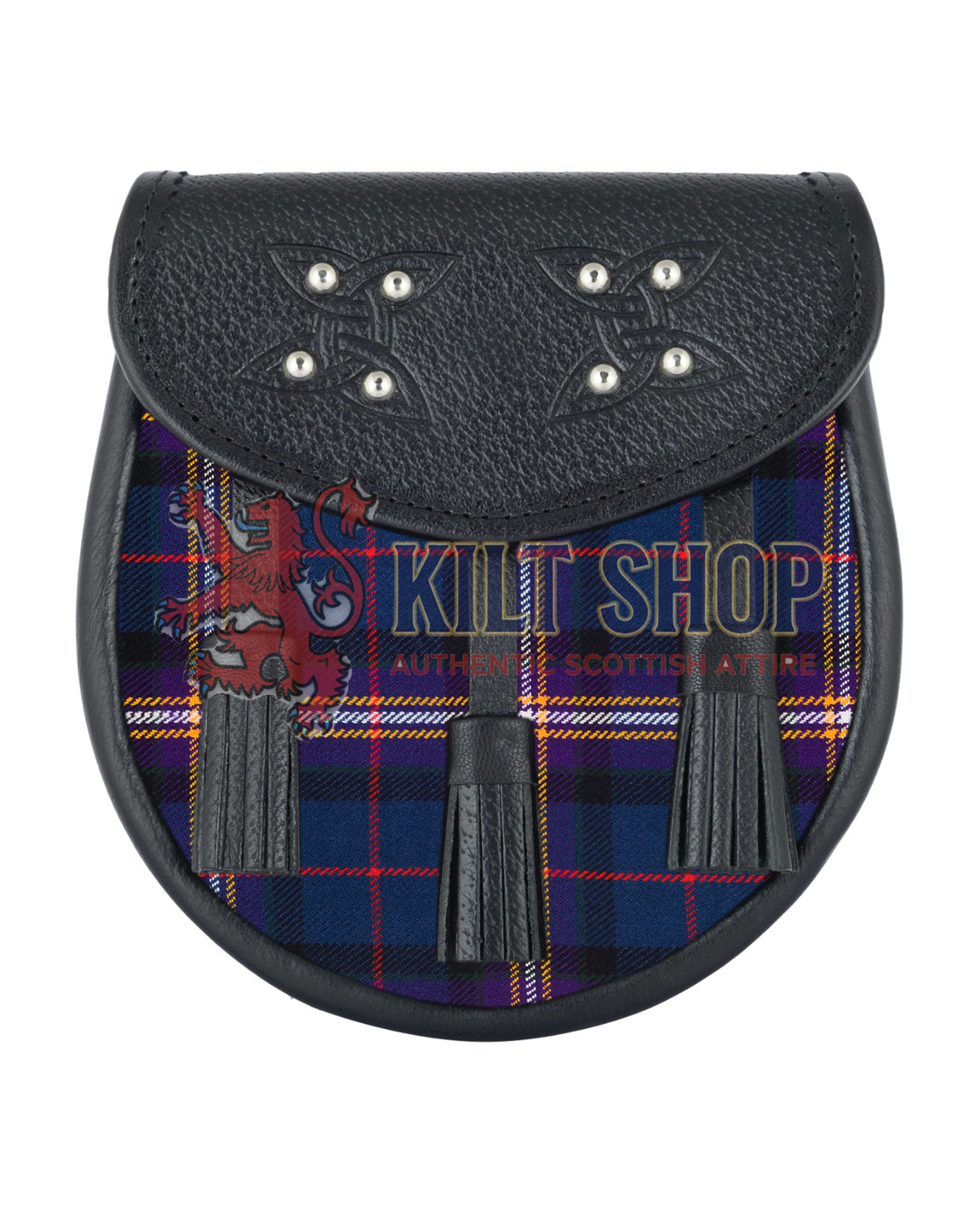 Men's Scottish Masonic Tartan Sporran