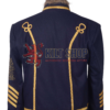 Navy Blue Wool Military Jacket