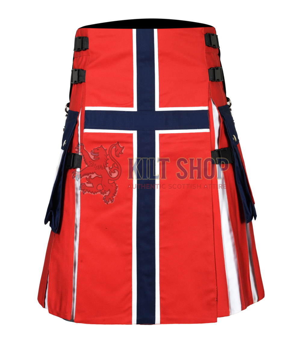 Norwegian Flag Utility Kilt