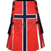 Norwegian Flag Utility Kilt