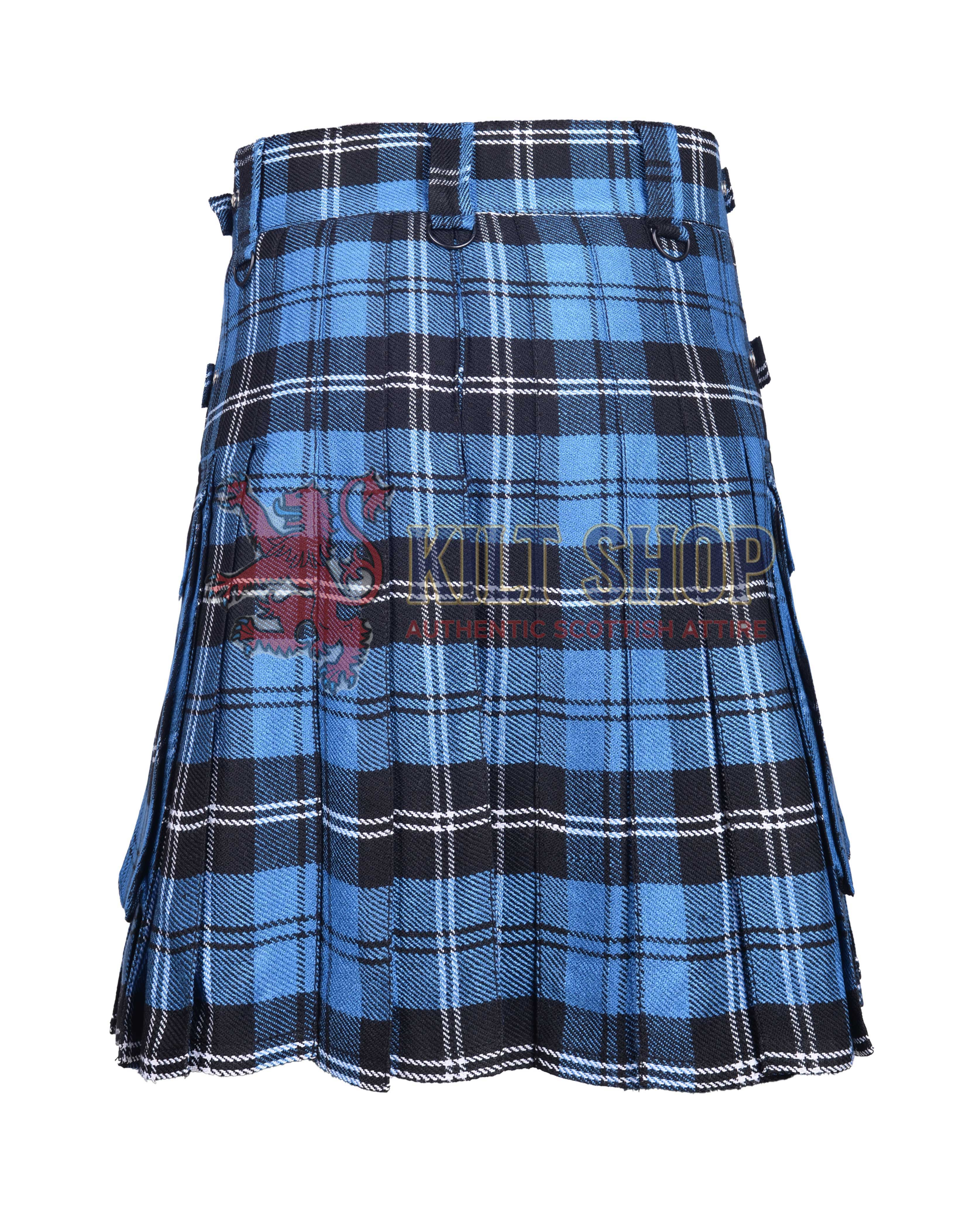 Ramsay Blue Hunting Tartan Utility kilt - Image 3