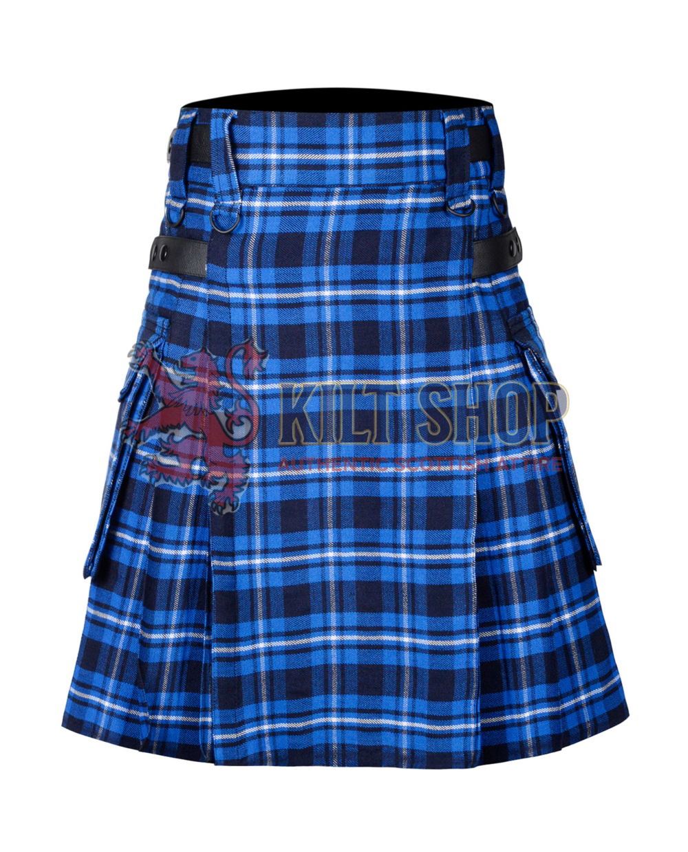 Ramsey Blue Tartan Utility Kilt