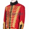 Red Gold Military Hassar Jacket