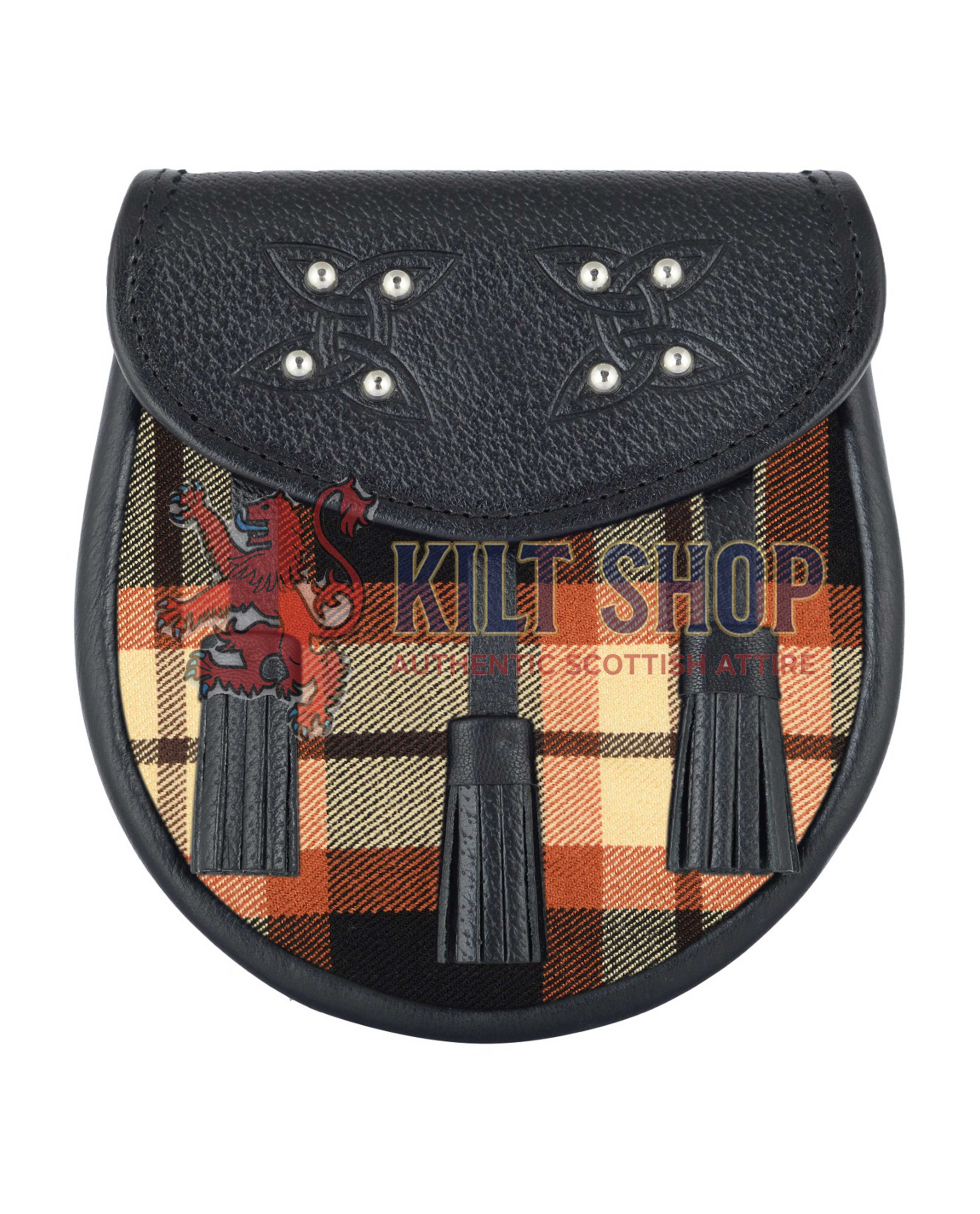 Men's Scottish Rose Ancient Tartan Sporran