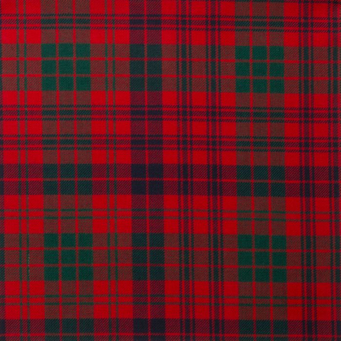 Ross Red Modern Tartan Fabric