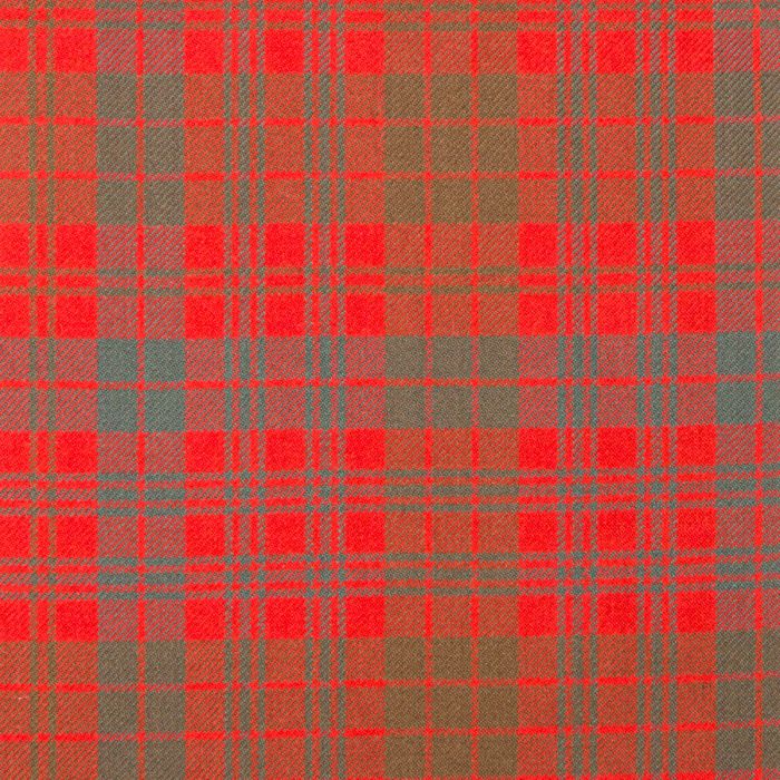 Ross Red Weathered Tartan Fabric