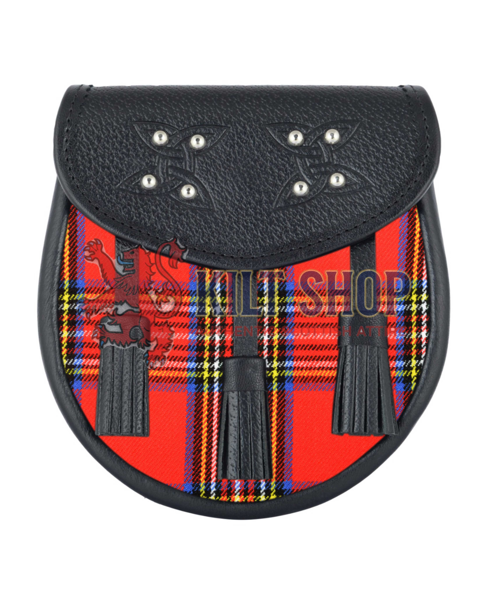 Men's Scottish Royal Stewart Tartan Sporran